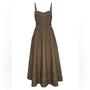 Hill House Strapless Brown Dress